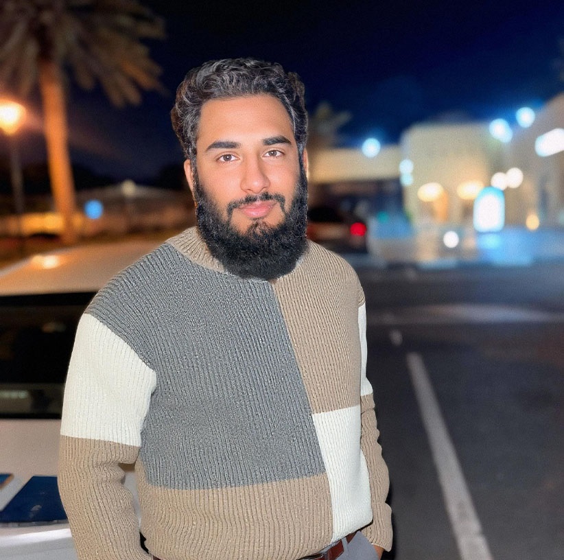 Portrait of Engr. Ali Haider, Founder & CEO of Haider's Creations, expert graphic designer and creative professional