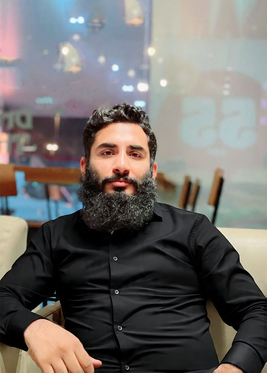 Portrait of Engr. Ali Haider, Founder & CEO of Haider's Creations, expert graphic designer, software engineer, and creative professional